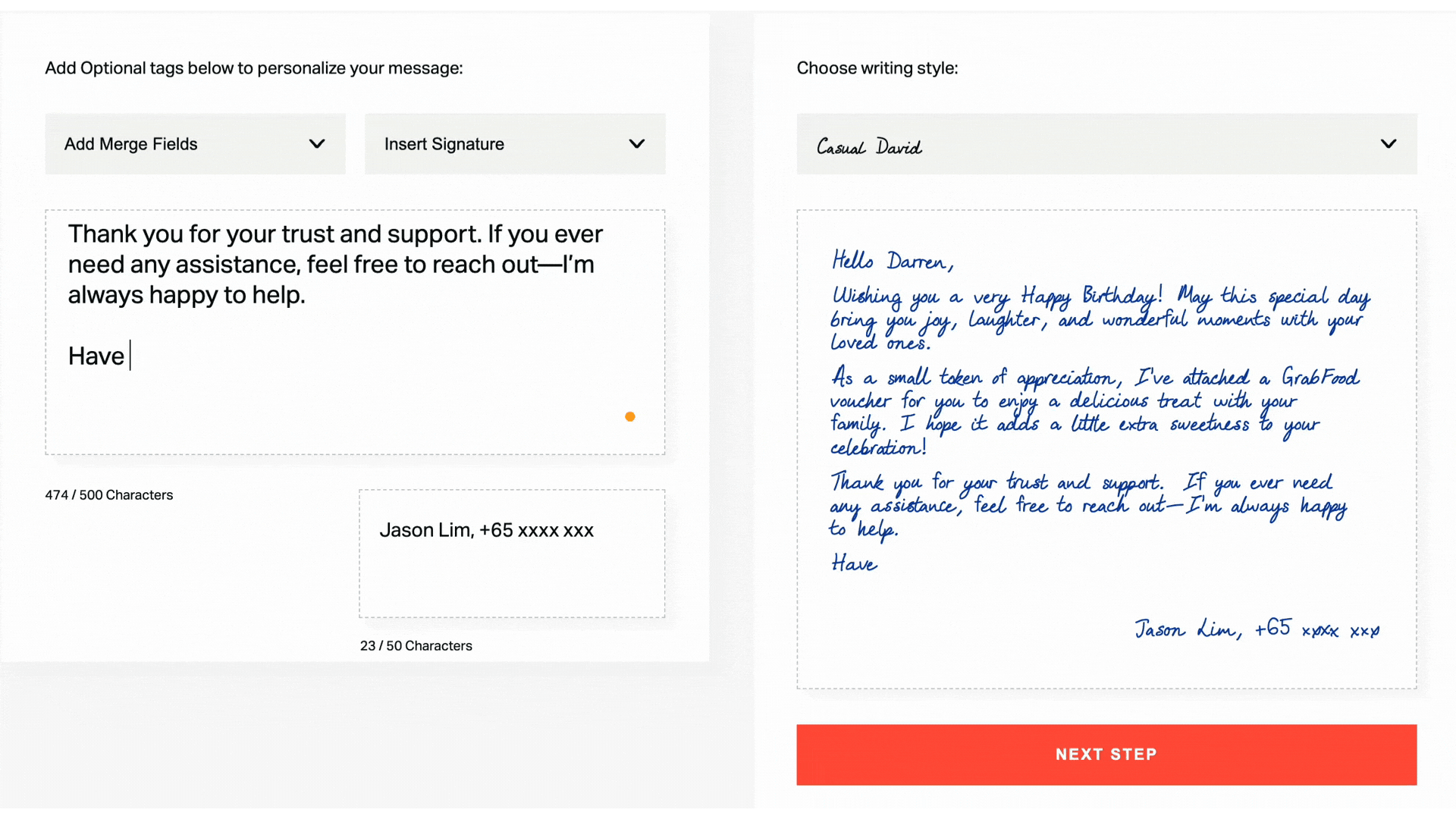 Handwriting Technology Demo